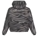 White Hellstar Path to Paradise Airbrush Zip-Up Hoodie Back