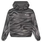 White Hellstar Path to Paradise Airbrush Zip-Up Hoodie