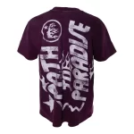 Burgundy Hellstar Studios Jesus T-Shirt - Back View
